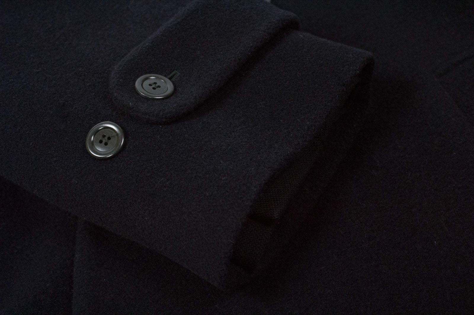 TIGER OF SWEDEN Cashmere-Wool Double Breasted Navy Coat, US 42 - secondfirst