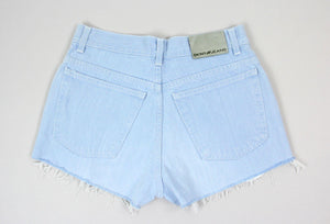 Vintage DKNY light blue denim shorts, size W31