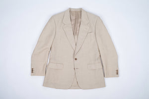 Pierre Cardin Paris Linen & Wool Summer Blazer Jacket, US 38, EU 48