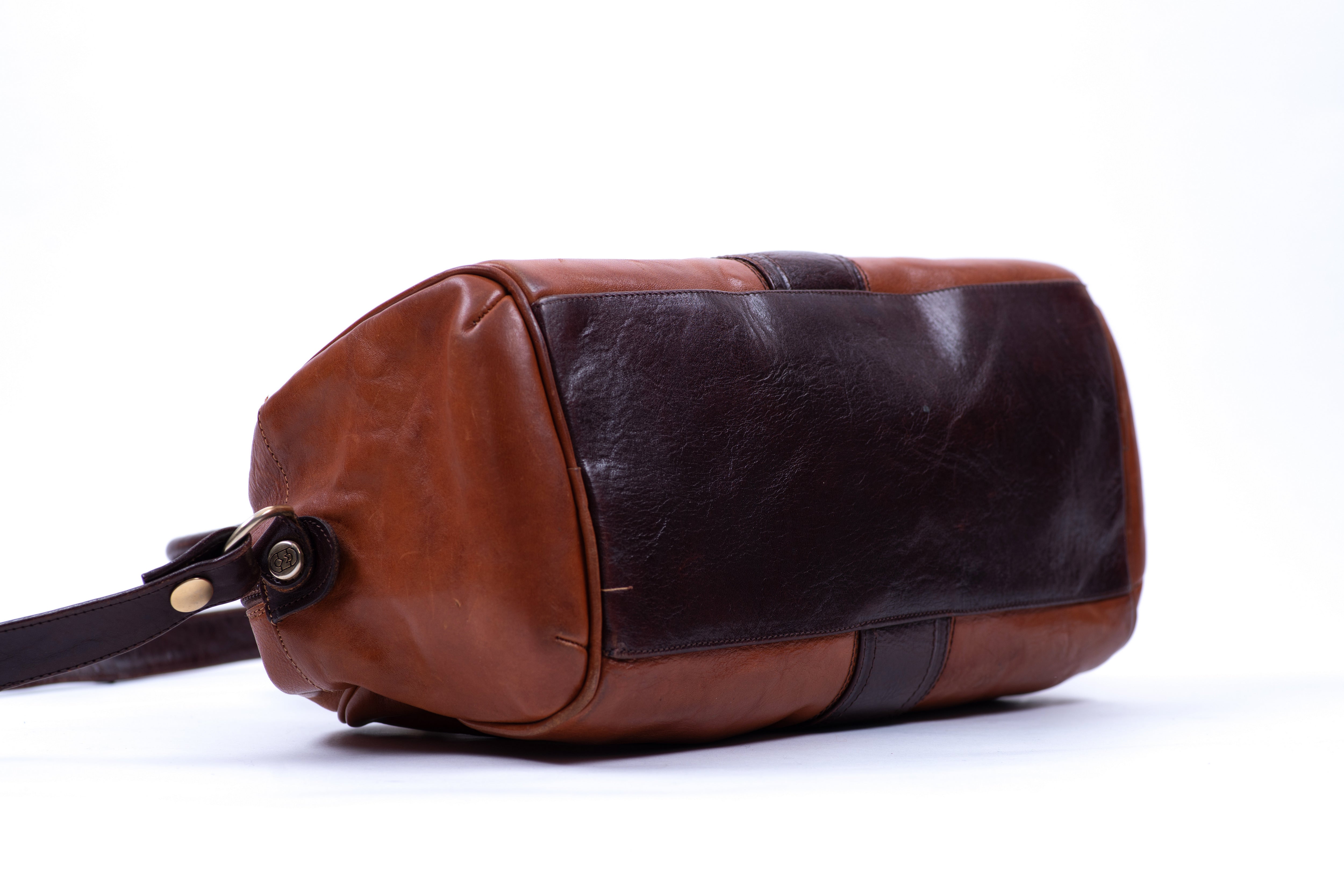 Messenger Bag - Croc Embossed Leather - Marino Orlandi