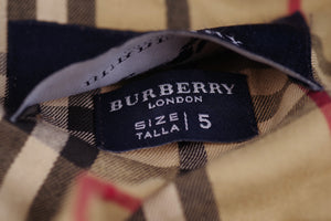 Burberry Zip front Navy Blue Merino Wool Cardigan, Size L