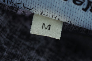 Marimekko 100% Black Cotton Logogram Pattern Shirt, Men's M