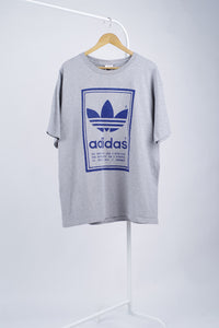 Vintage Made in USA Adidas Originals Gray T-shirt, Size men's L