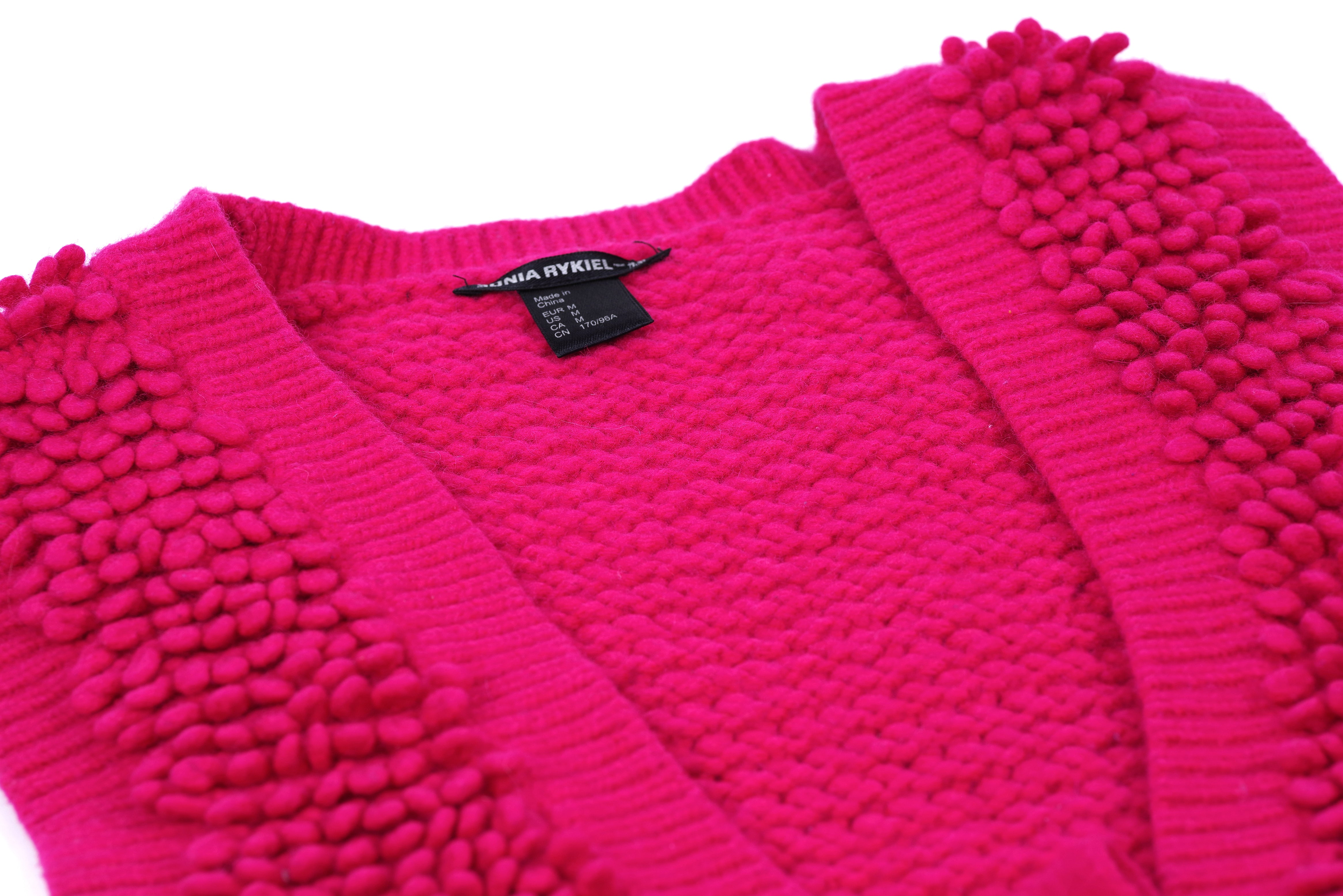 Sonia Rykiel x H&M Textured Wool Angora Blend Vest Waistcoat, M