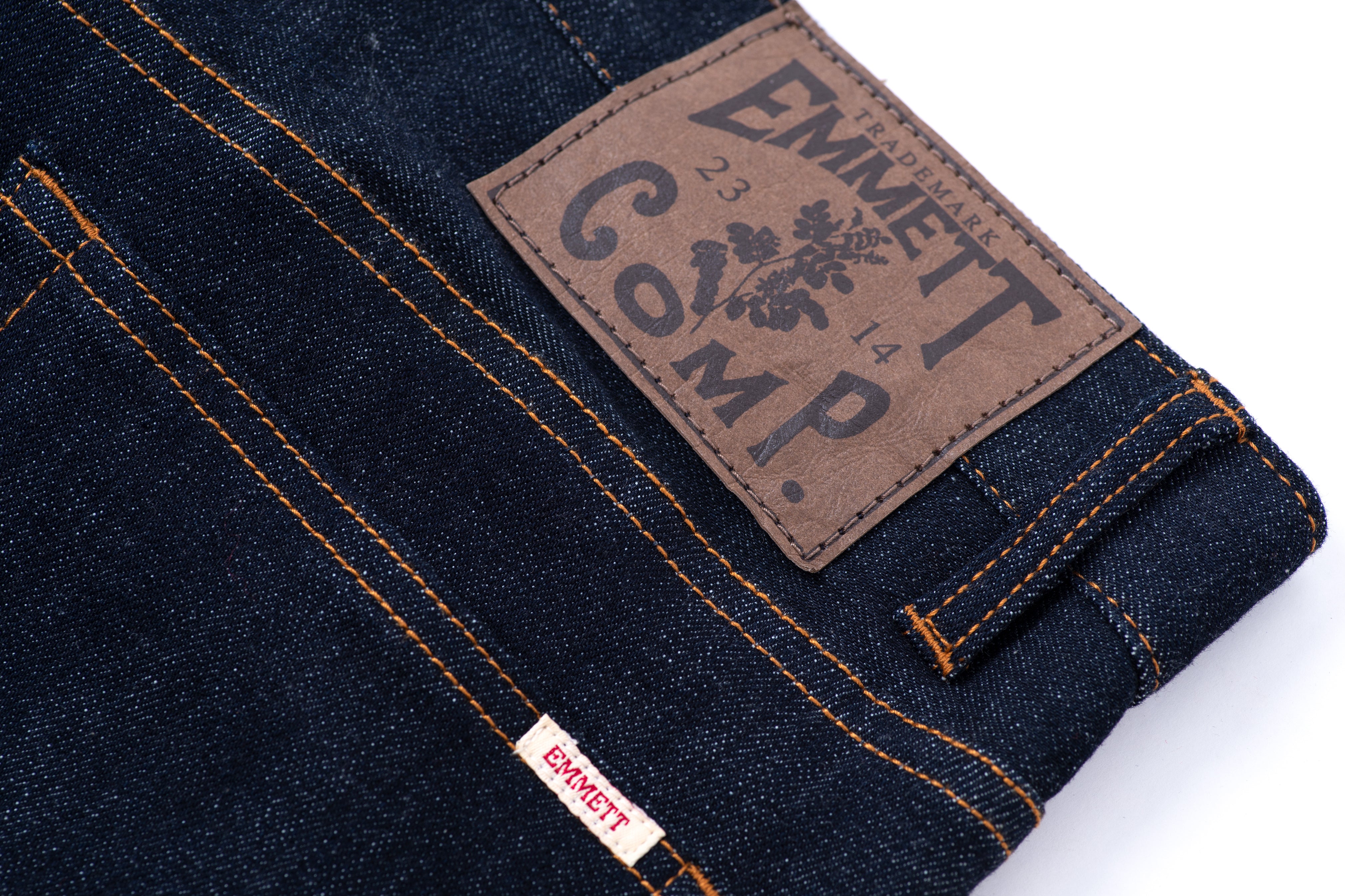 Emmett men's E D Joe Indigo Selvage Denim Slim Fit Jeans, SIZE W34/L34