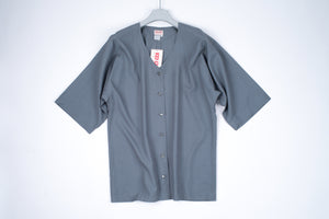 Vintage Kenzo Women's 100% Silk Long Button Up Shirt, Size L