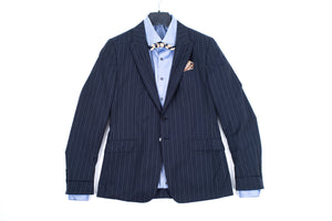 Paul Smith Blue Silk Blend Blazer Jacket, SIZE US 40R, EU 50R