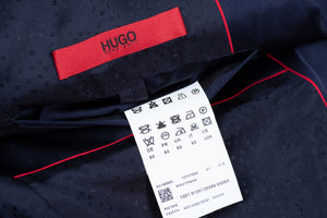 Hugo Boss Dark Blue Satin Finish 2 Button Blazer, US 40R, EU 50