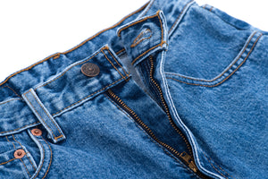Levi's 881 Vintage Orange Tab Light Blue Mom Fit Jeans W30/L32 – SecondFirst