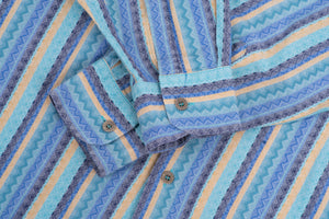 Missoni Sport Men's Light Blue Button Up Shirt, M