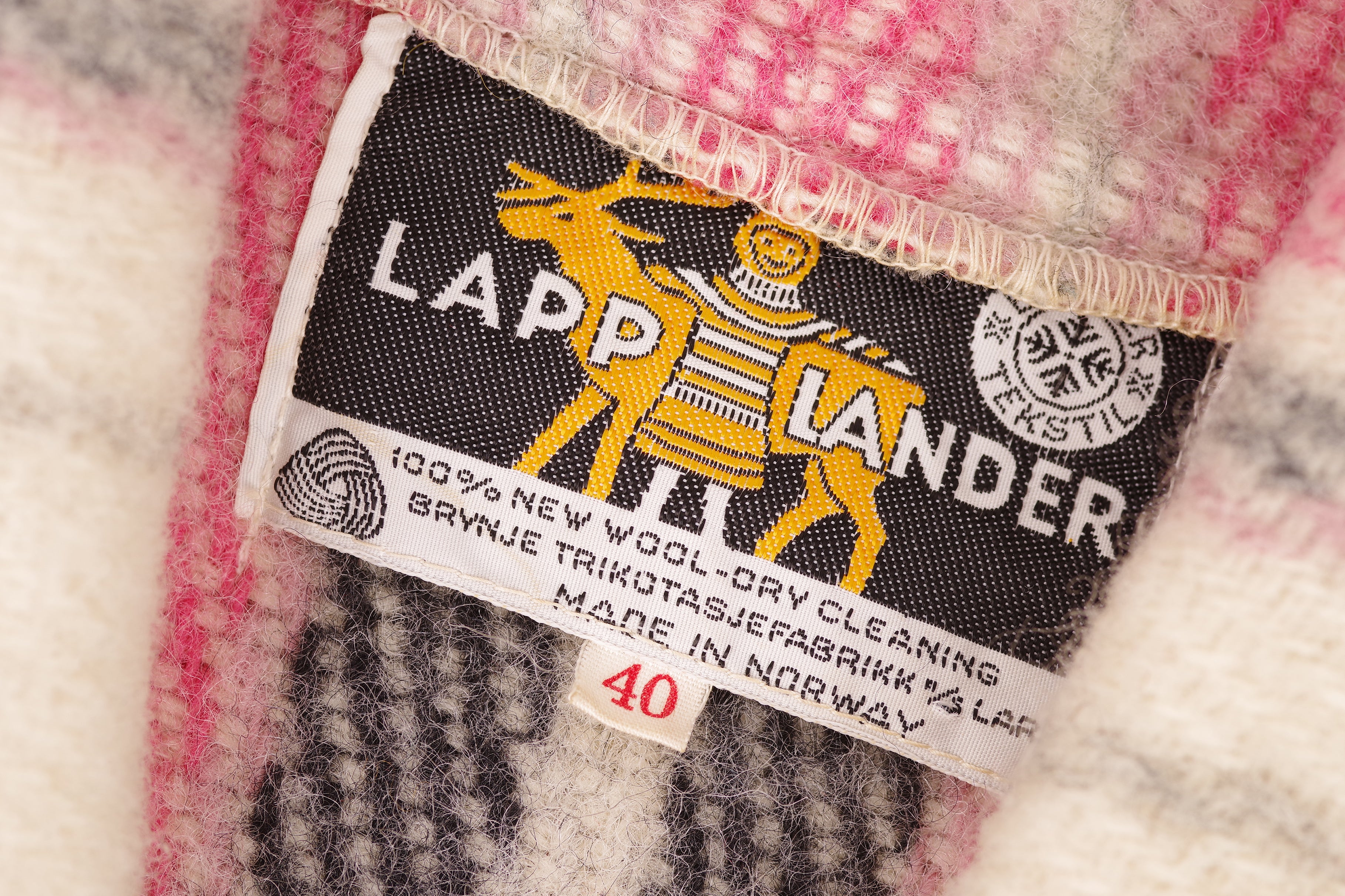Lapp Lander Nordic Wool Fringe Zip Coat, Women's M