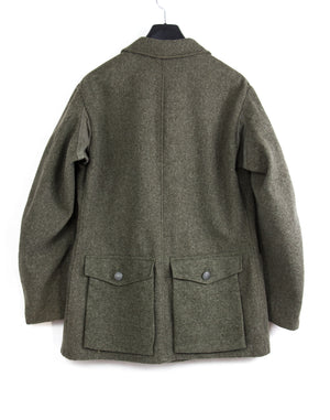 Vintage Army Green Chore Jacket - 100% Cotton - Swedish Military