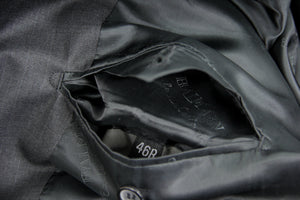 BALMAIN Gray Super 150's Wool Striped Blazer US 36R, EU 46