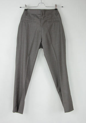 BRUNELLO CUCINELLI 100% Virgin Wool Gray Pencil Pants, US8