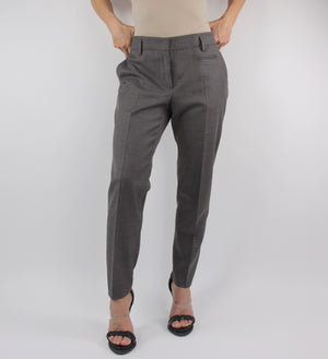 BRUNELLO CUCINELLI 100% Virgin Wool Gray Pencil Pants, US8