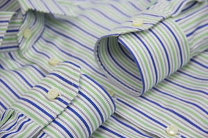 ETON Classic Striped Pointed Collar Tailored Shirt SIZE 38 15 - secondfirst
