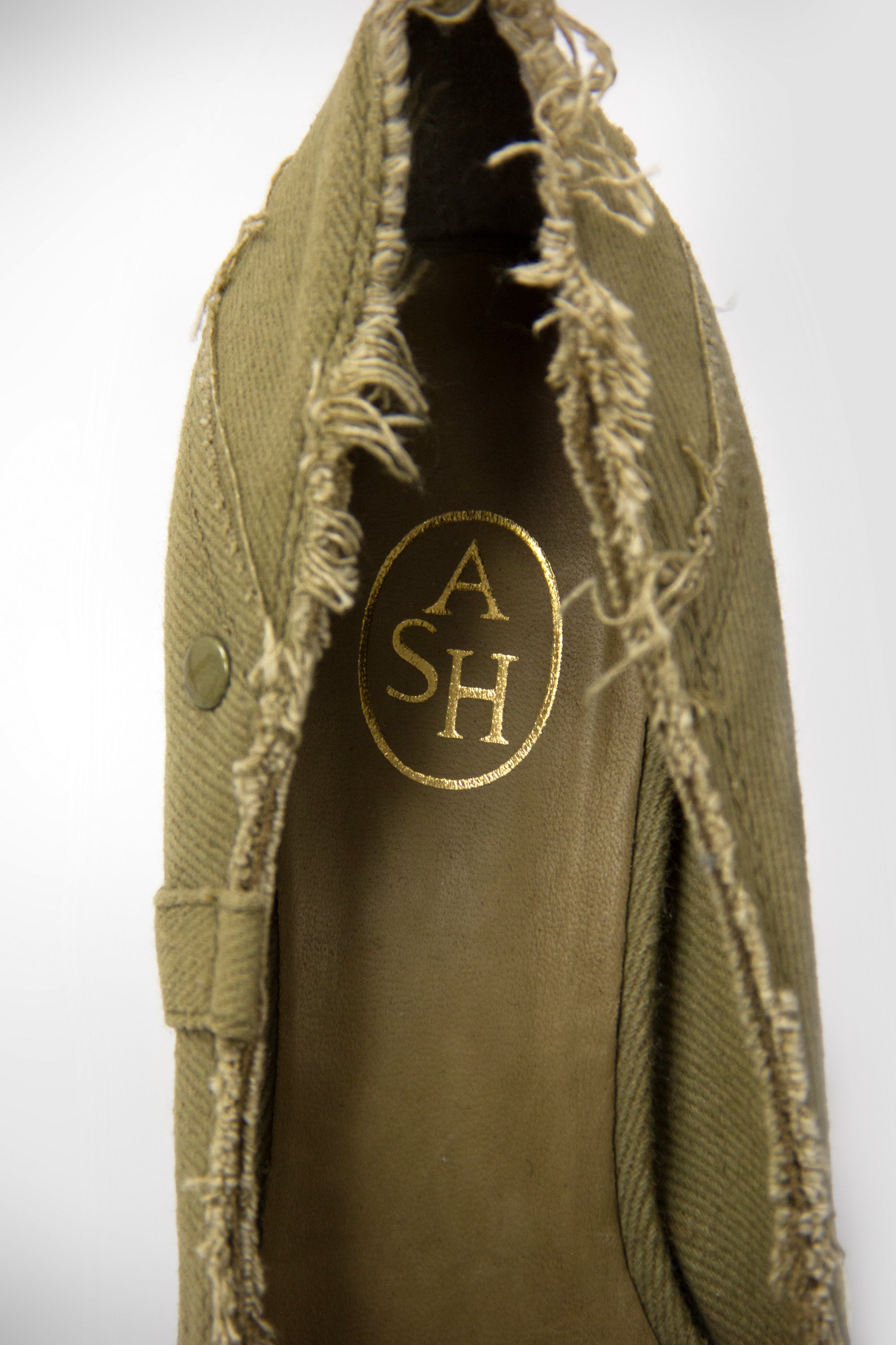 ASH Electra Military Green Stiletto Heel Pumps SIZE EU 38, USA 8 - secondfirst