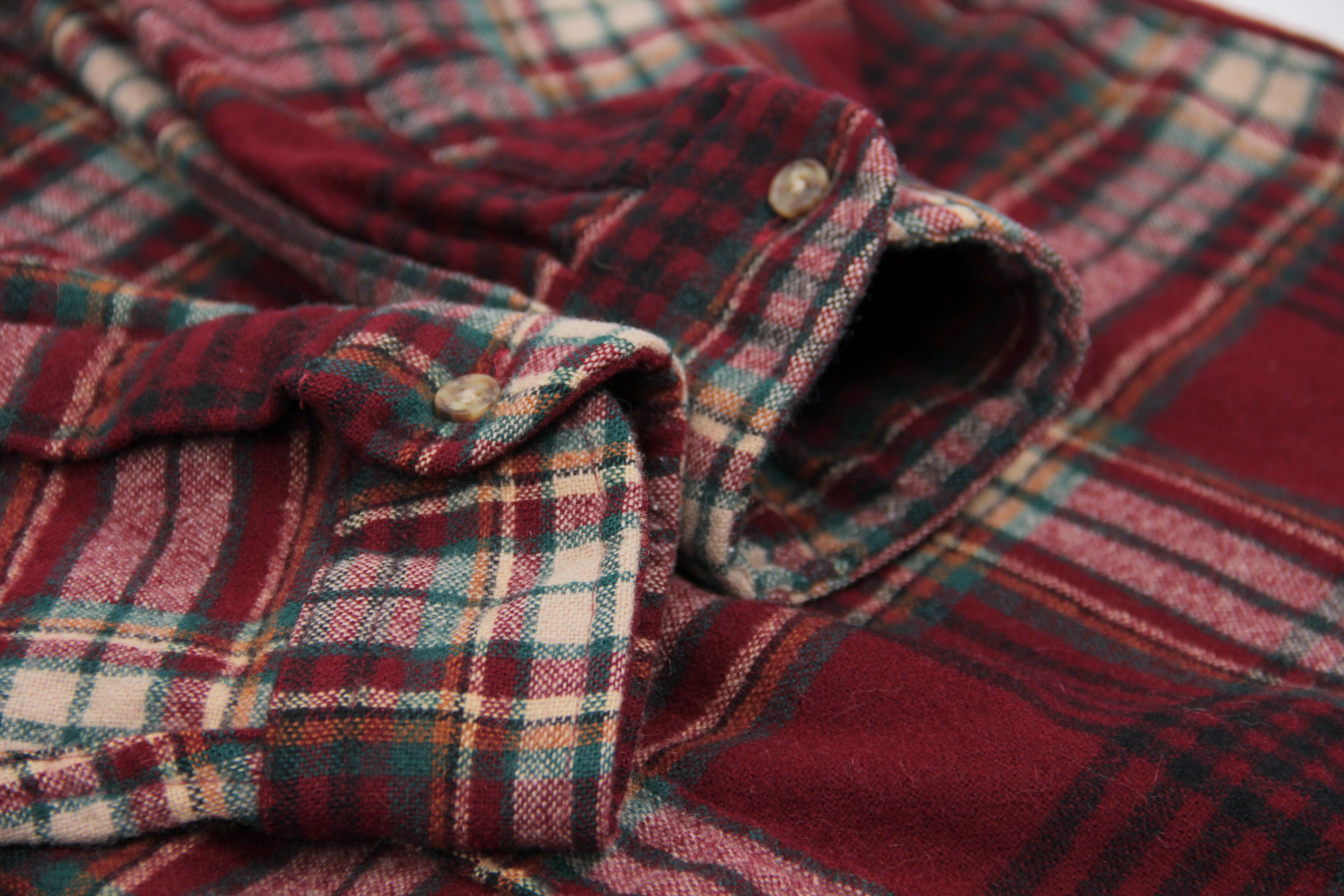 Pendleton Lumberjack Plaid Wool Flannel Shirt, Men's L