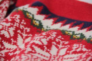 Nordstrikk Winter Wonders Red Men's Boxy Fit Sweater, M