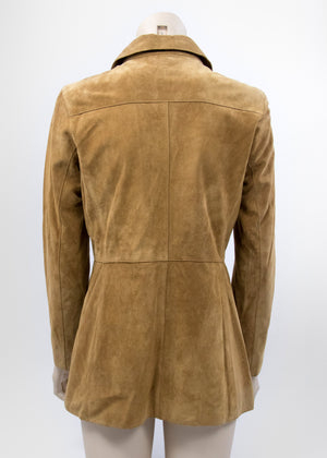 Andrew Marc New York Brown Suede Jacket, SIZE XS - secondfirst
