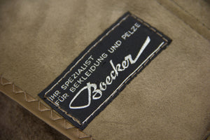 Boecker Men's Brown Shearling Coat, SIZE US 38/ EU 48 - second_first