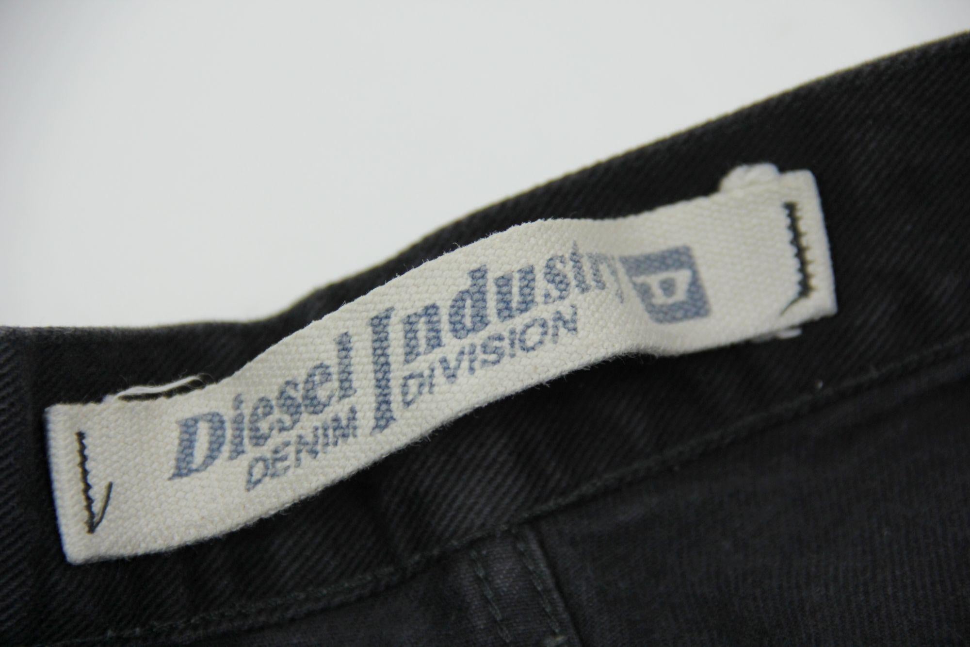 Vintage Diesel Industry Men’s Black Jeans W33/L34