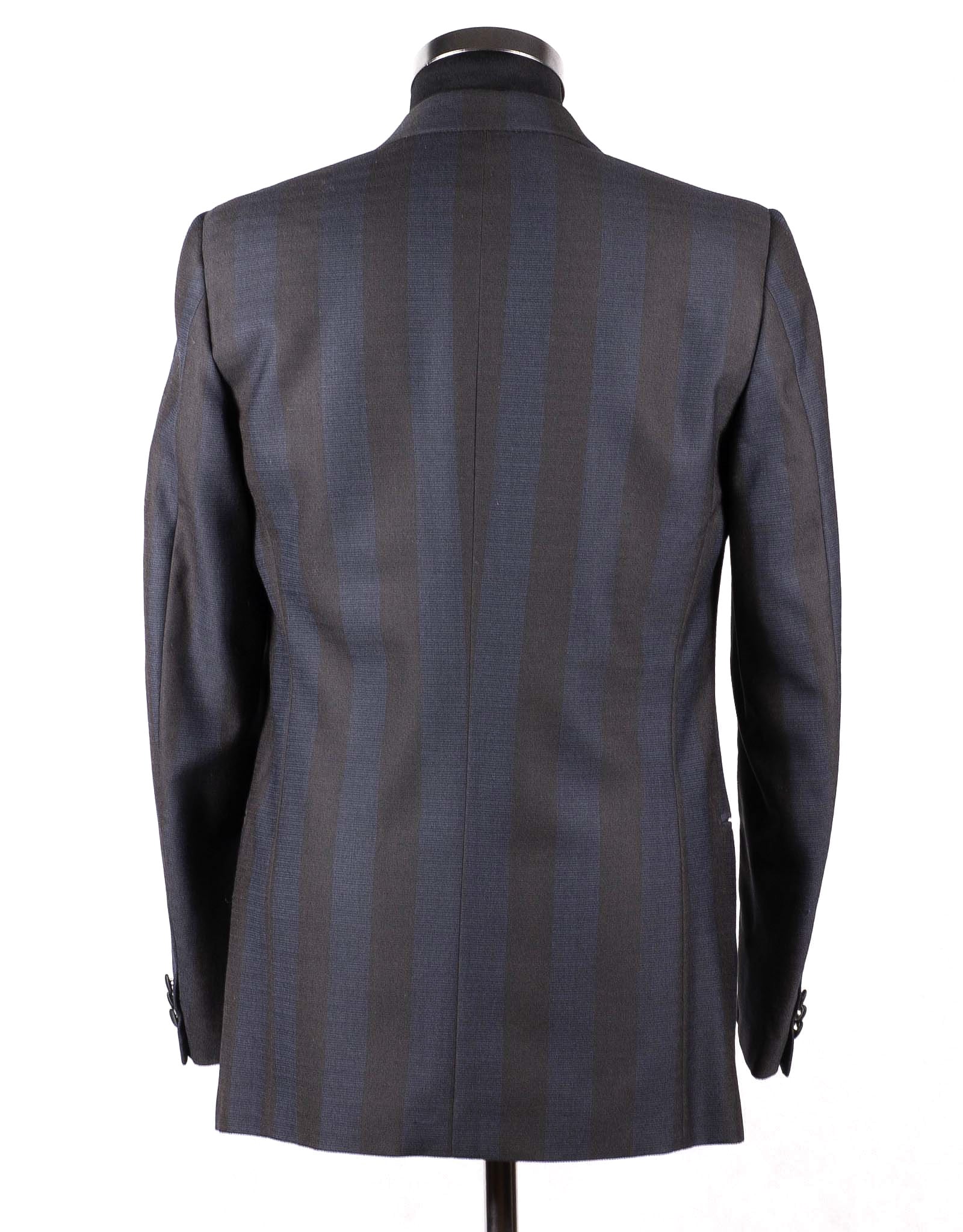 Yves Saint Laurent Block Stripe Tuxedo Jacket, US 36R, EU 46