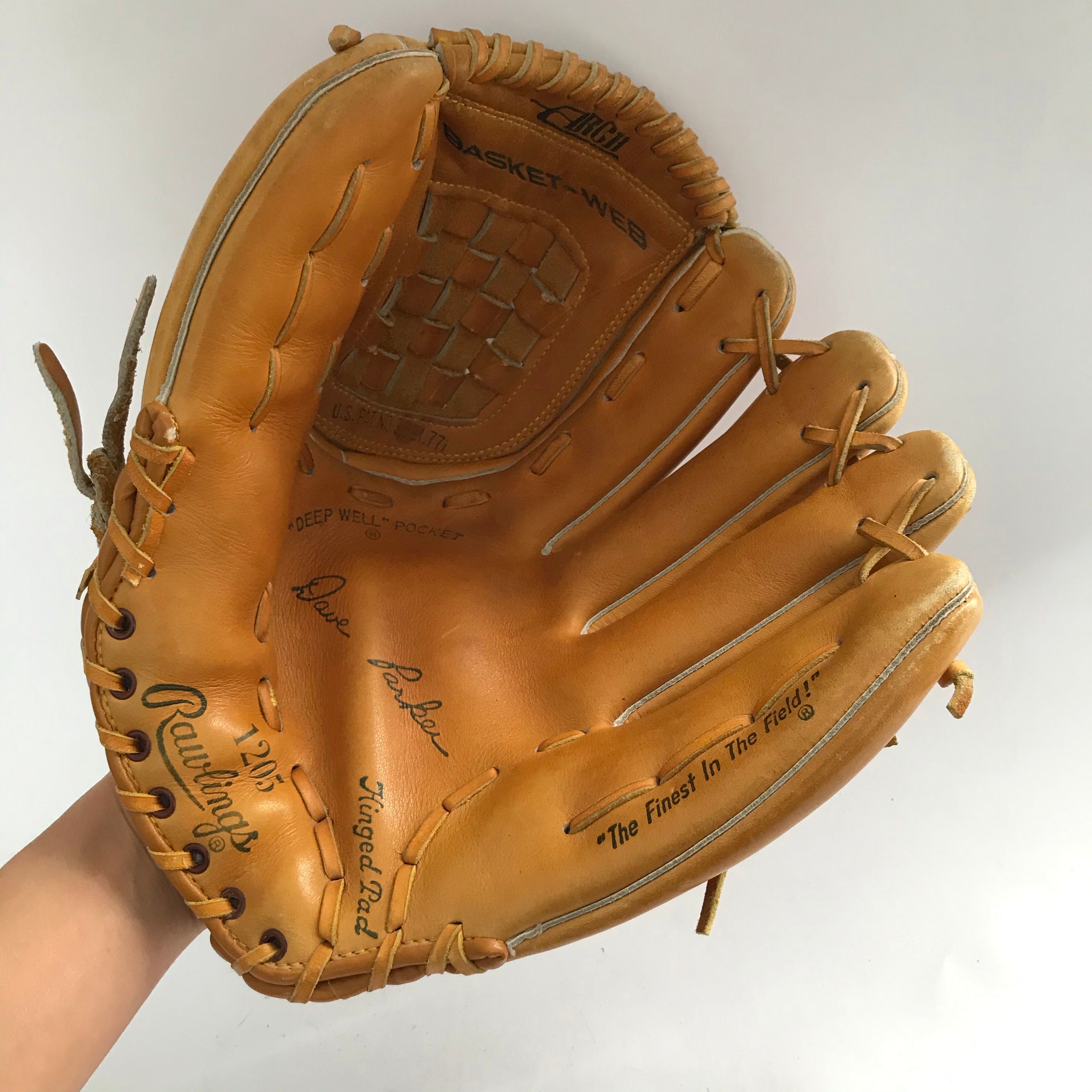 Rawlings 1205 Dave Parker 12 Fastback Baseball Glove Pittsburgh Pirat –  SecondFirst
