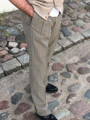 BURBERRY Wide-Leg Checked Virgin Wool-Twill Trousers for Men | MR PORTER