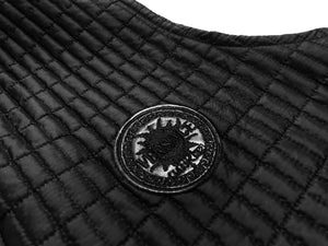Versace Classic V2 Men's Vintage Quilted Black Vest, SIZE M
